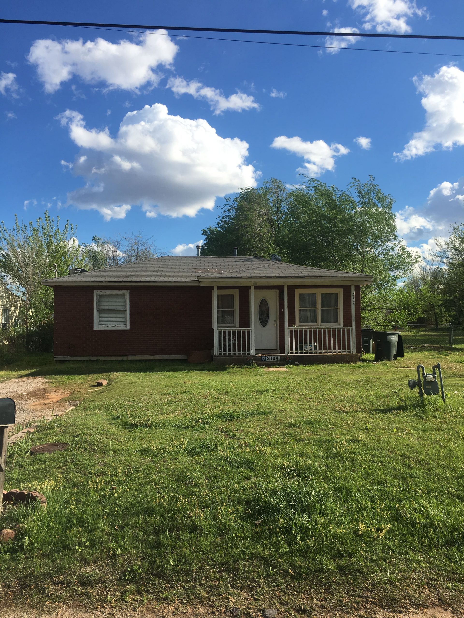 Red brick ranch home — Oklahoma